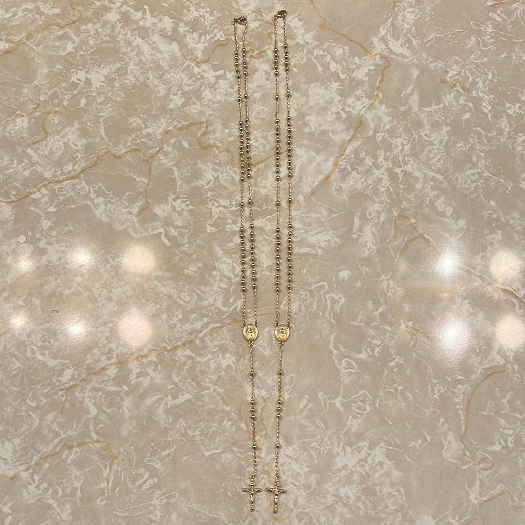 Long Gold Rosary