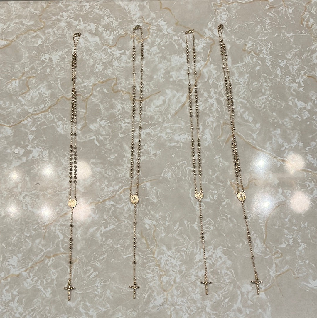 Long Gold Rosary