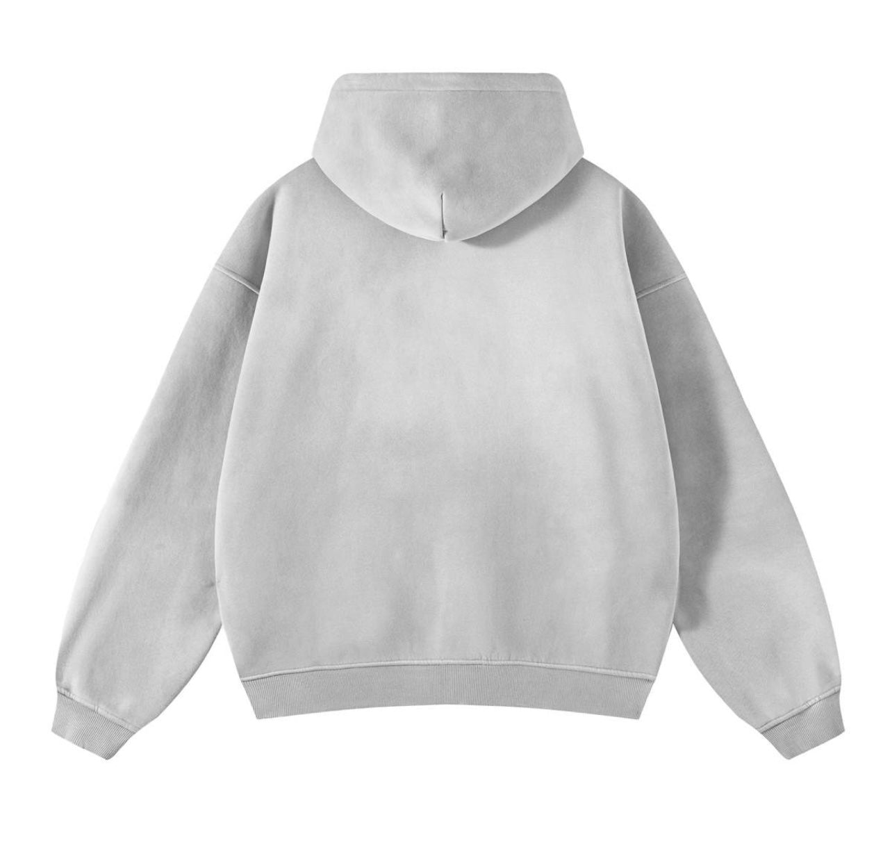 Smoke Sunfaded Zip Up Hoodie
