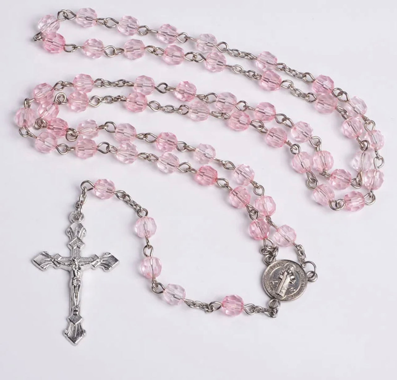 St. Benedict Pink Rosary