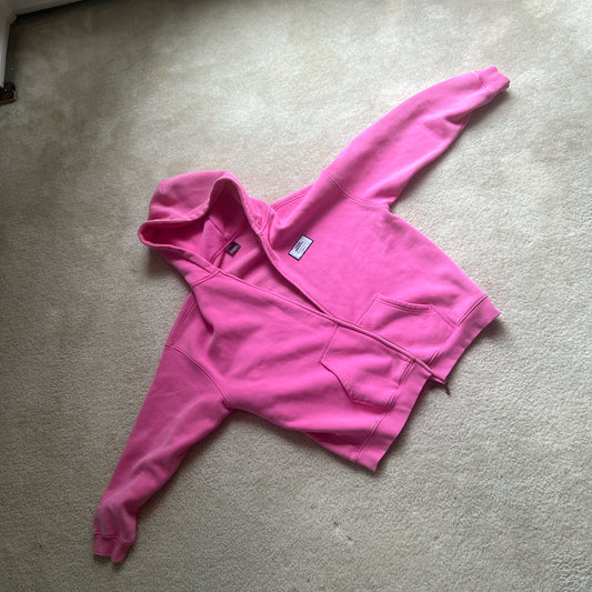 Pink Washed Zip Up