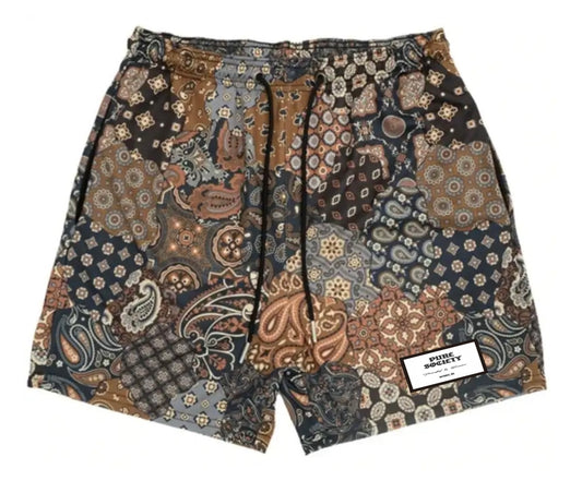 Pure Society Paisley Print Shorts