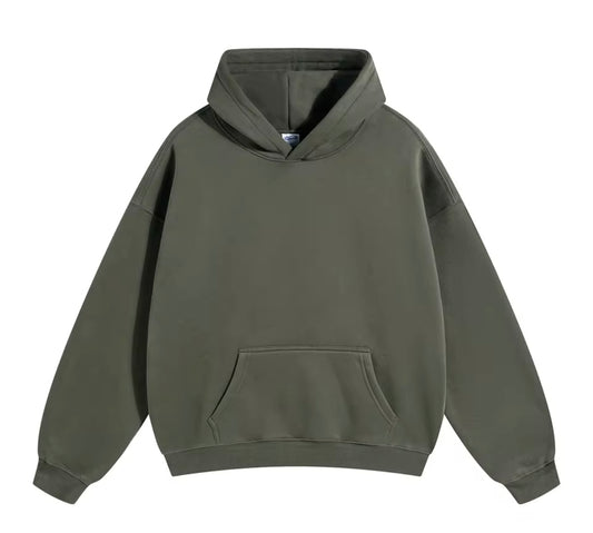 Blank Olive Hoodie