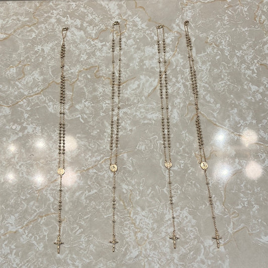 Long Gold Rosary