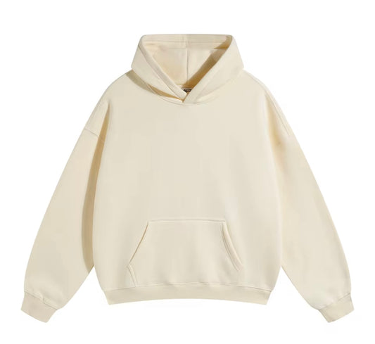 Blank Ivory Hoodie